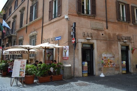 Bar Caffe Rome by Rosie Scammell